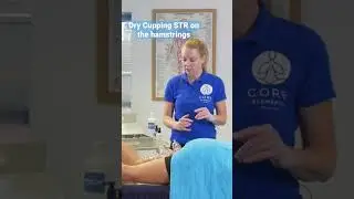 Dry Cupping using STR technique on the hamstrings #drycupping