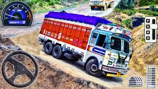 Offroad Indian Cargo Truck Driving - Heavy Hill Truck Mountain Driver Simulator - Android GamePlay