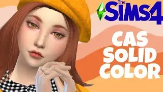 THE SIMS 4 INDONESIA | ORANGE SOLID COLOR