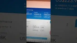 Google AdSense loading method 2023 | Clients $223 earning report #shorts