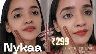 Nykaa Matte To Last Lipliner Review & Swatches | for ₹299 😍 Nykaa Cosmetics