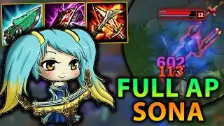 WHAT IS THIS DAMAGE?!? THE CLASSIC FULL AP SONA MID IS STILL CRAZY! - League of Legends