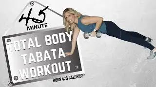 40 MINUTE TOTAL BODY TABATA WORKOUT | Tracy Steen