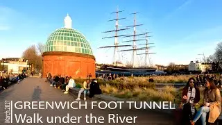 London Walking Tour | GREENWICH FOOT TUNNEL