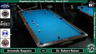 Armando Baquero vs. Dr. Robert Reiner, March 2017 Megabucks Amateur Pool League