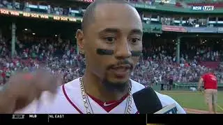 Mookie Betts Discusses Walk-Off Walk After Red Sox Top Rangers
