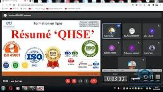 Formation en Ligne du Manager QHSE: R&eacute;sum&eacute; des ISO9001: 2015   -  ISO14001: 2015  -  ISO45001 : 2018