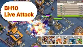 BH10 Live Attack  Builder Base2.0  Clash of Clans