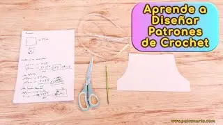 Cómo Diseñar Tu Propio Patrón De Crochet Paso a Paso 1: Accesorio Fácil Para Customizar Sudadera