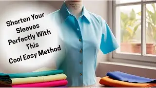An Easier way to shorten the sleeves of a button up shirt!