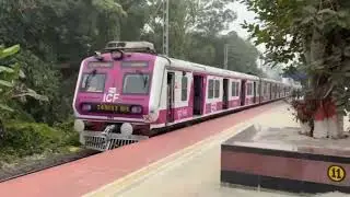 EMU Arriving and Departing at a Busy Indian Railway Station | Indian Railways part 2