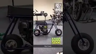 This is our 357 Minibike, just like the taco Minibike made by Steens in the 70s