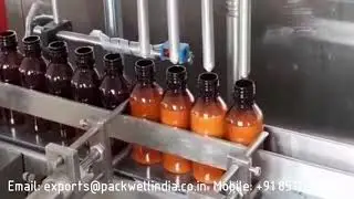 Automatic pharmaceutical suspension liquid filling machine, servo based liquid filling machine