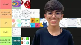 Rankeando as MATÉRIAS de MATEMÁTICA do ENSINO MÉDIO.