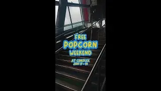 FREE POPCORN WEEKEND AT CINEPLEX!