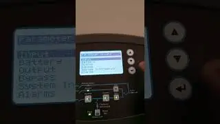 How to operate Fuji electric ups HMI