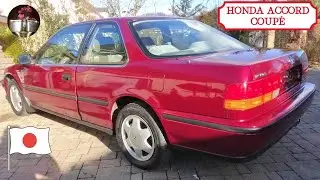 Honda Accord coup&eacute; 2.0i 133cv (1993) full stock , rare exemplaire bordeaux