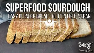 Superfood Gluten-Free Blender Bread Recipe | Easy & Nutrient-Packed #superfood #glutenfreesourdough