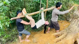 Agricultural vehicle transporting wood - this is a video of a rural girl.
