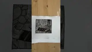 Collagraphs made with collage papers #collagraph #collagraphprint #printmaking
