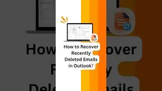 How to Recover Recently Deleted Emails in Outlook?  #outlook #tutorial #microsoftoutlook