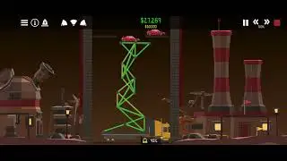 Poly Bridge 2 walkthrough Challenge Level 6-03c PARKADE ELEVATOR solution