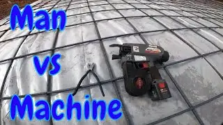 RB655 Rebar Tying Gun *vs* Spring loaded Klein Pliers