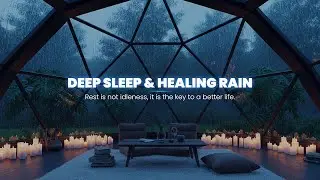 Relaxing Music & Rain Sounds - Beautiful Kalimba Music, Calming Music, Peaceful Music, Deep Sle