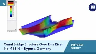 [DE] CP 001203 | Canal Bridge Structure Over Ems River No. 911 N &ndash; Bypass, Germany