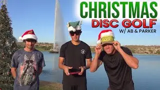 CHRISTMAS BATTLE DISC GOLF!! | w/Anthony Barela & Parker Welck