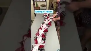Garland tutorial #WreathMaking #BowMaking #GarlandDIY #CraftingTips #CraftTutorials #DIYDecor