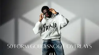 50 Form Gobo Snoot Overlays | Studio Light Shadow Frames for Portrait Fashion Product