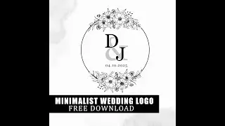 Wedding Logo Design Tutorial | Wedding Crest | Initial Logo