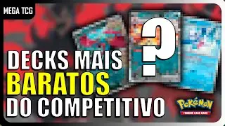 3 DECKS mais BARATOS do competitivo do Pok&eacute;mon TCG!! Decks com cartas Pok&eacute;mon por apenas R$??
