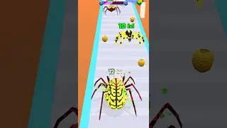 Spider and Insect Evolution Run #shorts #trending #gameplay