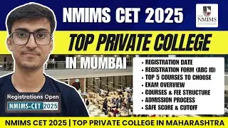 Don't Miss NMIMS CET | Exam Details, Syllabus, PYQs, Mock Test |  Revision Material | MHT CET 2025