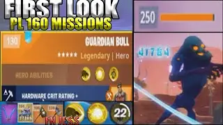 First Look @ PL 160 Missions x4! // \\ Fortnite Save The World