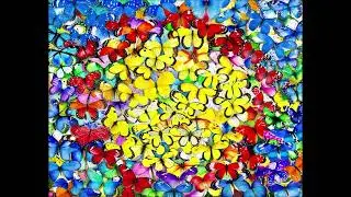 MOT&Yacute;LI (Adobe Firefly animation) BUTTERFLIES