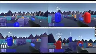 2v2 Multiplayer TDM Made in unity using Photon Fusion 2