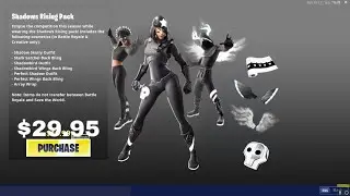 NEW SHADOW RISING PACK LIVE GAMEPLAY/V-BUCKS GIVEAWAY AT 1K SUBS/160+WINS/6400+KILLS/OCE PLAYER