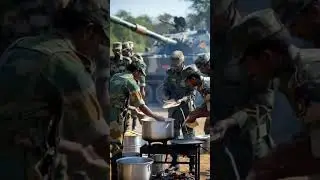 Indian army roti bana rahi thi #indianarmy