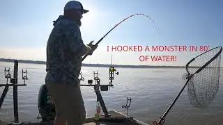 THESE CATFISH WERE IN DEEP WATER! (Testing the new Hellcat Revenge rods from @Catchthefever )