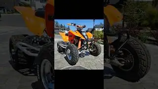 Shred Ready Kawi-KFX400 #Orange #400cc #Racing Quad