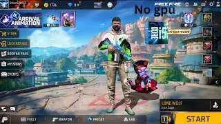 Free fire gameplay on pc without graphics card on i5 6500 cpu