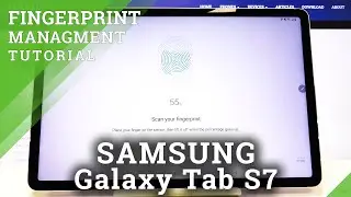 How to Add Fingerprint to SAMSUNG Galaxy Tab S7 &ndash; Set Up Screen Lock