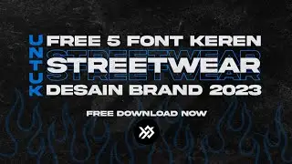 Bagi bagi 5 font metal rekomendasi untuk desain kaos streetwear / free download font