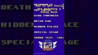How to get Debug Mode in Sonic The Hedgehog 2.