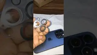 Removing iPhone 15 Pro Camera Lens Protector Easily #cameraprotector #iphone16 #diy #techshorts
