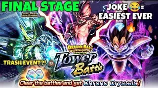 Easiest Final Stage EVER?! DB 40th Anniversary Tower Battle Is TRASH 💎 | DB Legends