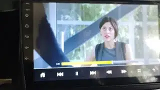 Installed Android Head Monitor for KIA PICANTO